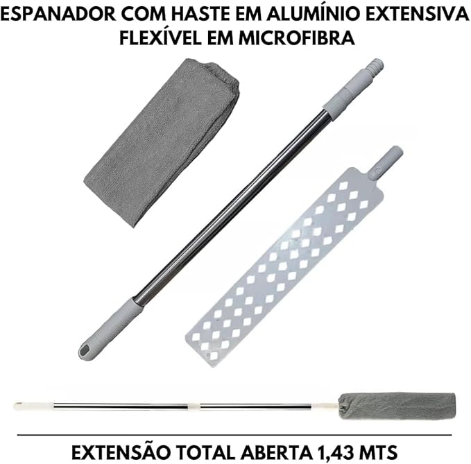 Escova para pó Namado  | + 3 panos de pó GRÁTIS