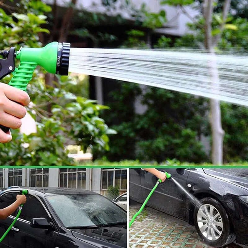 HoseFlex™ Mangueira Mágica Flexível Irrigação + Esguicho de Brinde