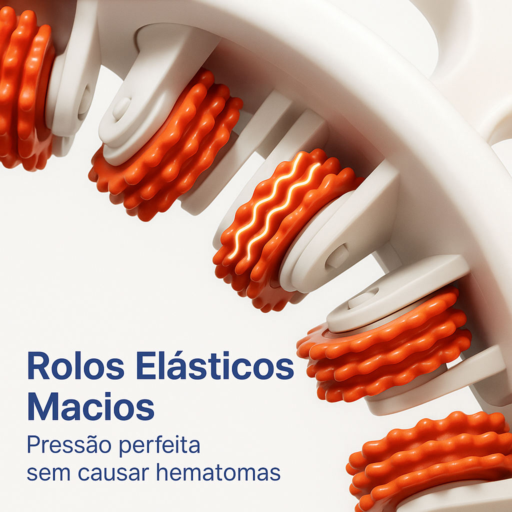 Drena Roller | Massageador linfático para lipedema e celulite
