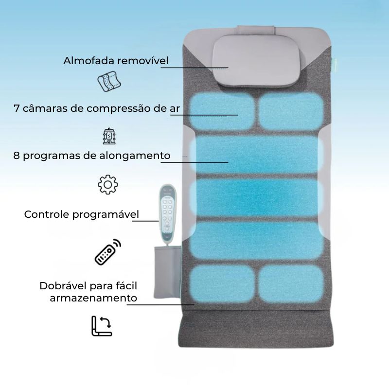 Tapete Massageador e Alongador de Coluna SpineRelax Pro™