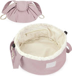 Drawstring Makeup Organizer Bag (2 For 1)