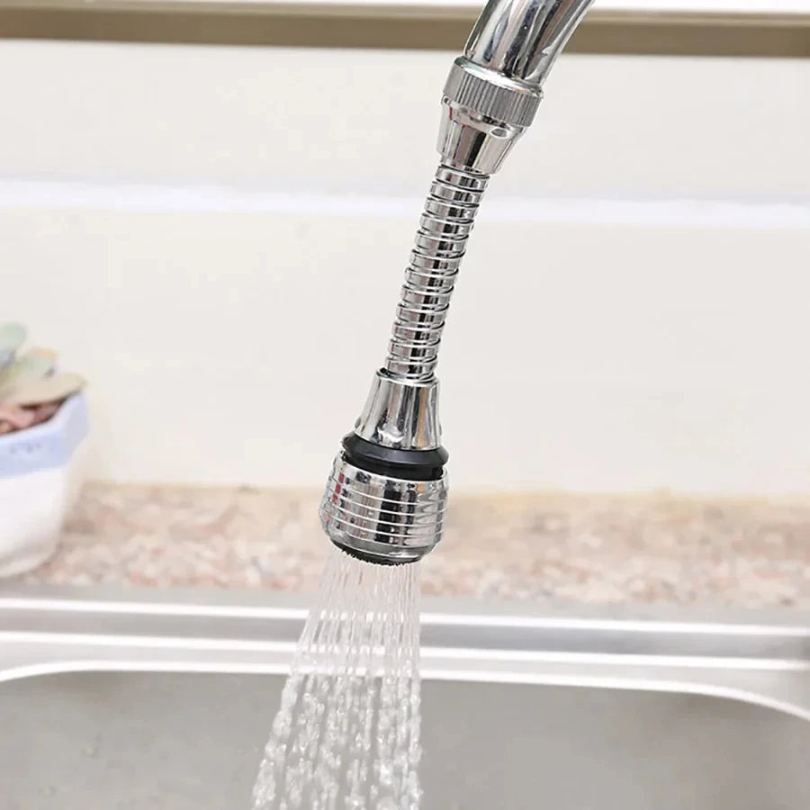 torneira de cozinha em aço inoxidável, economizador de água, extensor de jato giratório à prova de respingos, borbulhador.