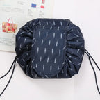 Drawstring Makeup Organizer Bag (2 For 1)