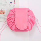 Drawstring Makeup Organizer Bag (2 For 1)