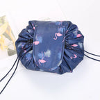 Drawstring Makeup Organizer Bag (2 For 1)