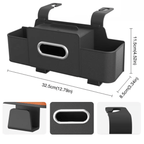 🔥 Organizador Multifuncional SeatSmart™  – ABS Premium + Couro – Impermeável e fácil de limpar!