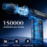 X8 Turbo Jet Fan Blower 150000RPM Portable Electric Air Duster Cleaner